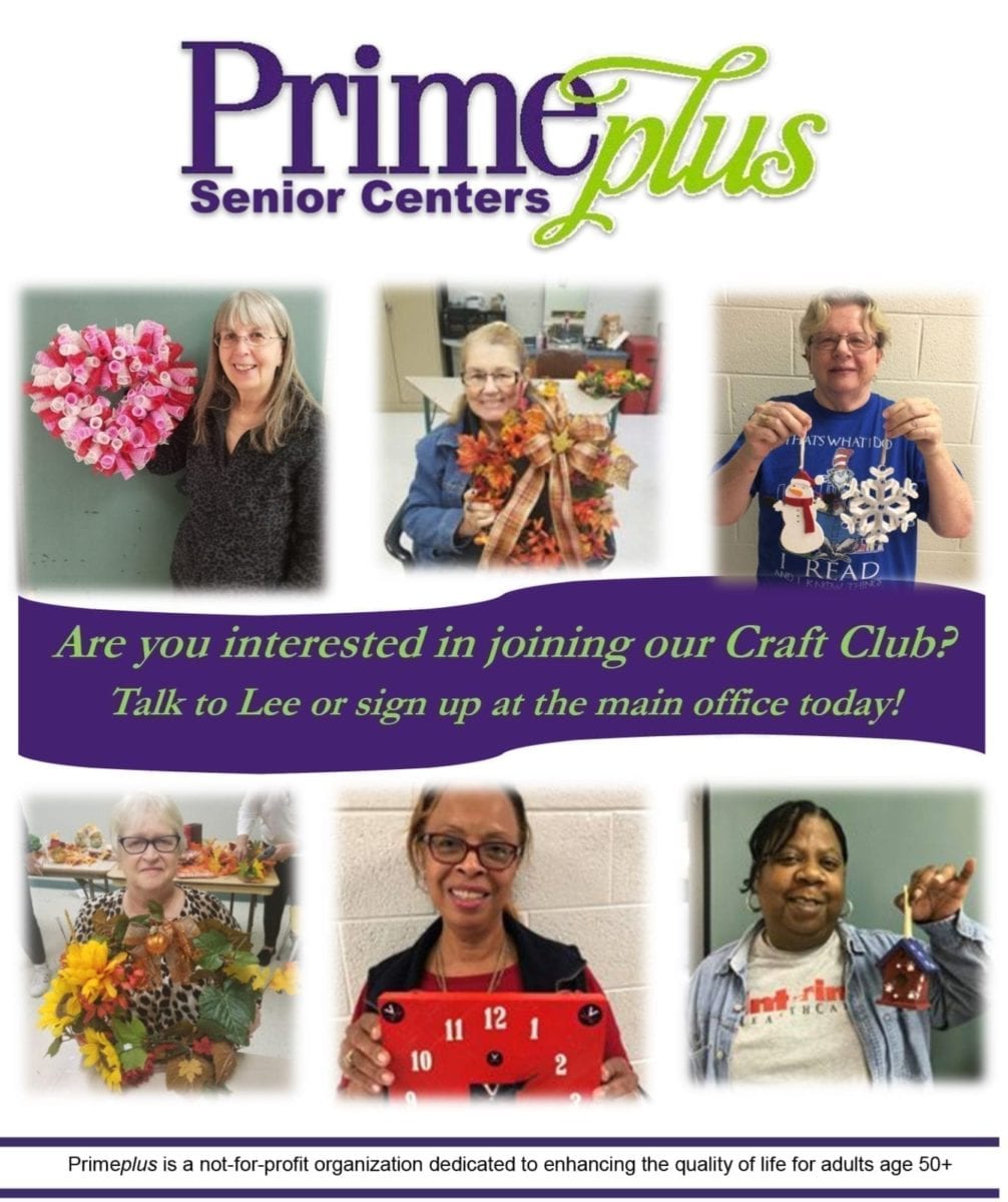 Prime Plus Senior Centers December 2019 Booklet Primeplus Senior